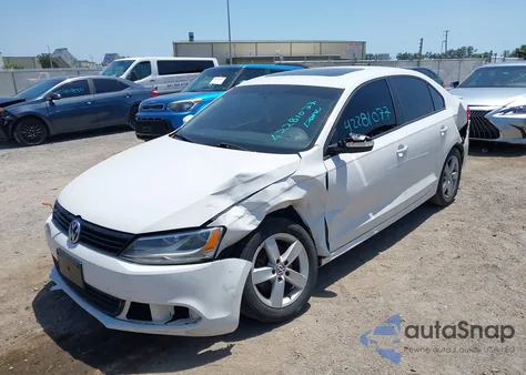 2012 Volkswagen Jetta 2.0L Tdi из США, поврежденный, VIN 3VWLL7AJ5CM417536